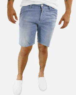 La Piscine Paris Bermuda en jean bleu clair Perfection*Homme Shorts
