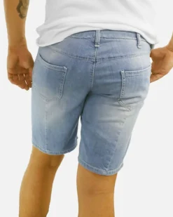 La Piscine Paris Bermuda en jean bleu clair Perfection*Homme Shorts