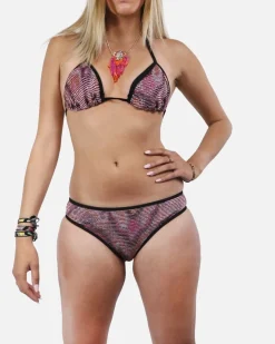 La Piscine Paris Bikini en crochet et lurex et noir Iceberg*Femme Vêtements De Plage