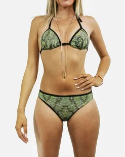 La Piscine Paris Bikini en crochet et lurex et noir Iceberg*Femme Vêtements De Plage
