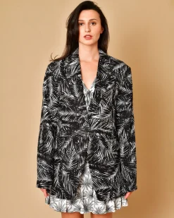 La Piscine Paris Blazer à motifs palmiers Michael Kors*Femme Blousons & Vestes