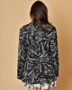 La Piscine Paris Blazer à motifs palmiers Michael Kors*Femme Blousons & Vestes