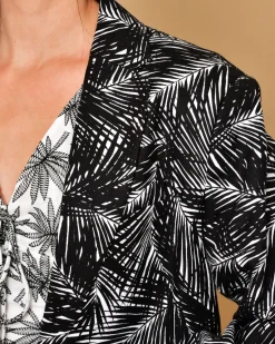 La Piscine Paris Blazer à motifs palmiers Michael Kors*Femme Blousons & Vestes