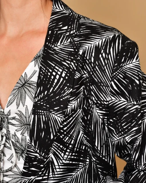 La Piscine Paris Blazer à motifs palmiers Michael Kors*Femme Blousons & Vestes