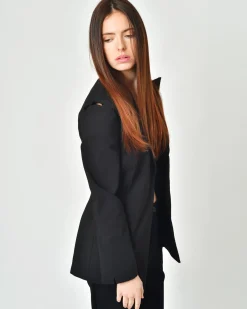 La Piscine Paris Blazer en coton mélangé à découpe Nostra Santissima*Femme Blousons & Vestes