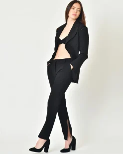 La Piscine Paris Blazer en coton mélangé à découpe Nostra Santissima*Femme Blousons & Vestes