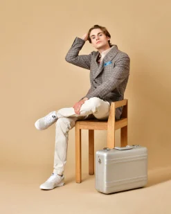 La Piscine Paris Blazer en laine à carreaux Lardini*Homme Blousons & Vestes