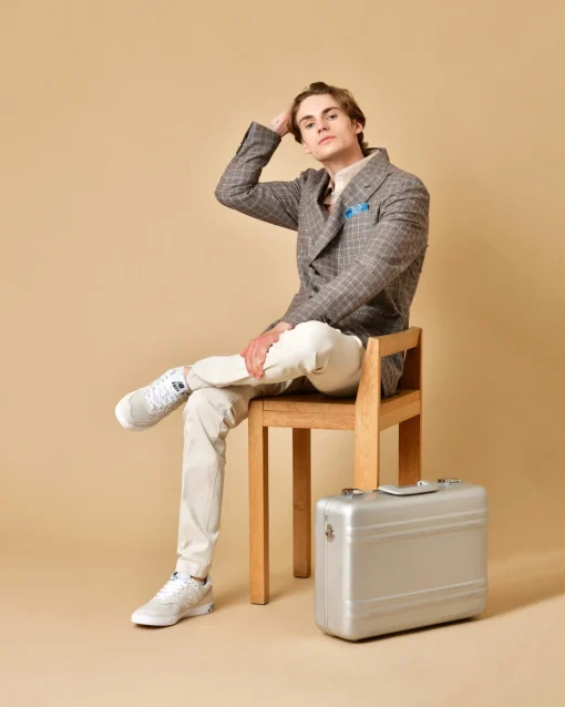 La Piscine Paris Blazer en laine à carreaux Lardini*Homme Blousons & Vestes