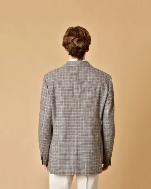 La Piscine Paris Blazer en laine à carreaux Lardini*Homme Blousons & Vestes