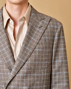 La Piscine Paris Blazer en laine à carreaux Lardini*Homme Blousons & Vestes
