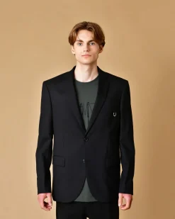 La Piscine Paris Blazer en laine vierge avec détail piercing John Richmond*Homme Blousons & Vestes