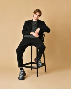 La Piscine Paris Blazer en laine vierge avec détail piercing John Richmond*Homme Blousons & Vestes