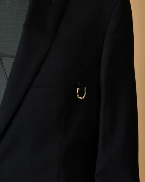 La Piscine Paris Blazer en laine vierge avec détail piercing John Richmond*Homme Blousons & Vestes