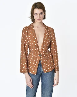 La Piscine Paris Blazer à pois blancs Diega*Femme Blousons & Vestes