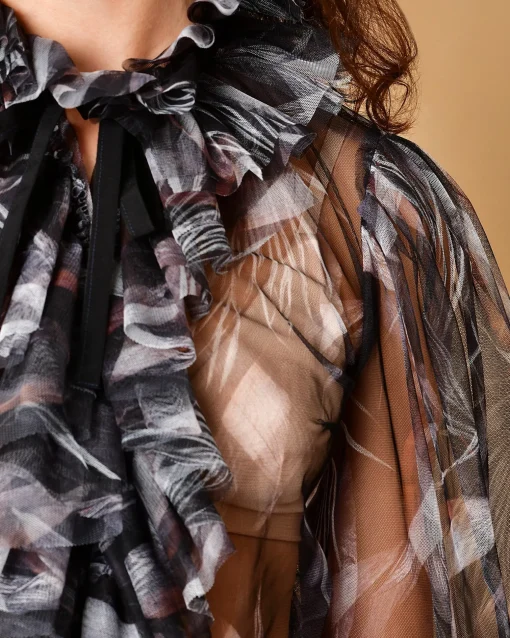 La Piscine Paris Blouse à col volanté Sara Roka*Femme Chemisiers & Blouses
