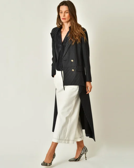 La Piscine Paris Blouse à fils métalliques Chemins Blancs*Femme Chemisiers & Blouses