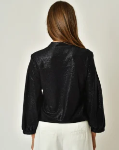 La Piscine Paris Blouse à fils métalliques Chemins Blancs*Femme Chemisiers & Blouses