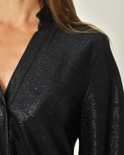 La Piscine Paris Blouse à fils métalliques Chemins Blancs*Femme Chemisiers & Blouses