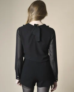La Piscine Paris Blouse à plis et volants Edward Achour*Femme Chemisiers & Blouses