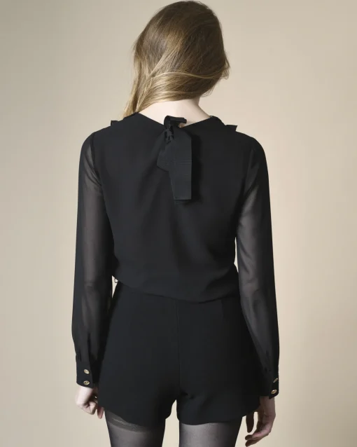 La Piscine Paris Blouse à plis et volants Edward Achour*Femme Chemisiers & Blouses