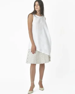 La Piscine Paris Blouse asymétrique col bateau en lin Lim*Femme Chemisiers & Blouses