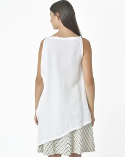 La Piscine Paris Blouse asymétrique col bateau en lin Lim*Femme Chemisiers & Blouses