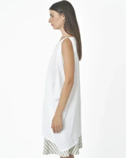 La Piscine Paris Blouse asymétrique col bateau en lin Lim*Femme Chemisiers & Blouses