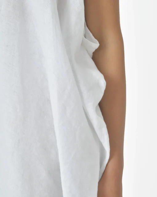 La Piscine Paris Blouse asymétrique col bateau en lin Lim*Femme Chemisiers & Blouses