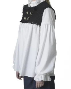La Piscine Paris Blouse bi-matière Edward Achour*Femme Chemisiers & Blouses