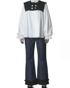 La Piscine Paris Blouse bi-matière Edward Achour*Femme Chemisiers & Blouses