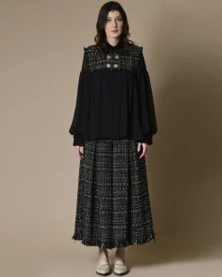 La Piscine Paris Blouse bimatière e Edward Achour*Femme Chemisiers & Blouses