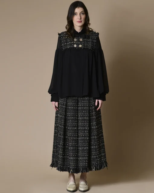 La Piscine Paris Blouse bimatière e Edward Achour*Femme Chemisiers & Blouses