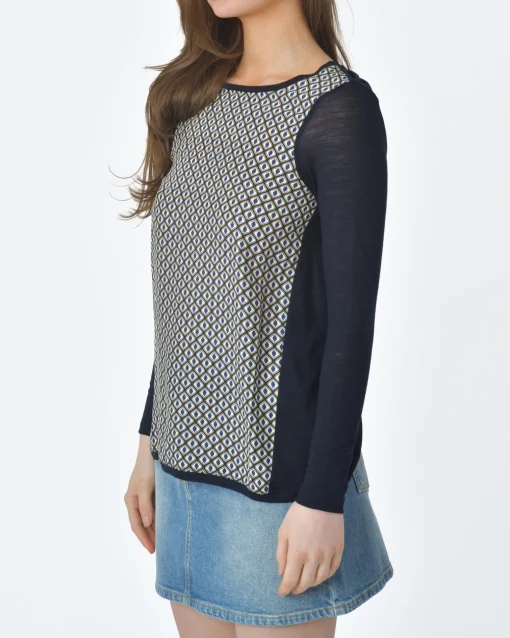 La Piscine Paris Blouse e marine motif Whyci Milano*Femme Chemisiers & Blouses