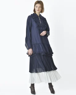 La Piscine Paris Blouse e navy Edward Achour*Femme Chemisiers & Blouses