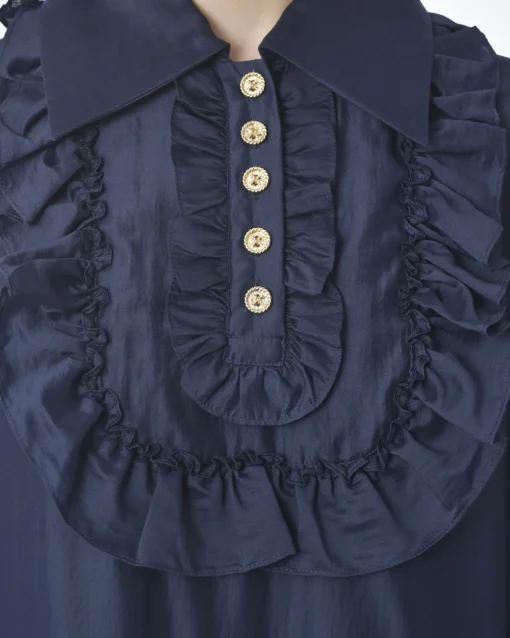 La Piscine Paris Blouse e navy Edward Achour*Femme Chemisiers & Blouses