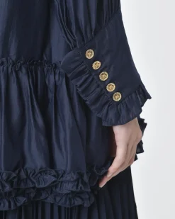 La Piscine Paris Blouse e navy Edward Achour*Femme Chemisiers & Blouses