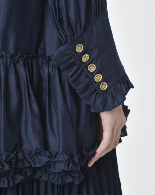 La Piscine Paris Blouse e navy Edward Achour*Femme Chemisiers & Blouses