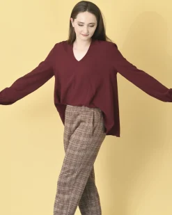 La Piscine Paris Blouse couleur avec un toucher granuleux Momoni*Femme Chemisiers & Blouses