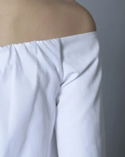 La Piscine Paris Blouse en coton à épaules nues Ellery*Femme Chemisiers & Blouses