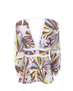 La Piscine Paris Blouse en crêpe he à imprimé floral Nenette*Femme Chemisiers & Blouses