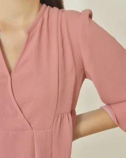 La Piscine Paris Blouse en crêpe légère Chemins Blancs*Femme Chemisiers & Blouses