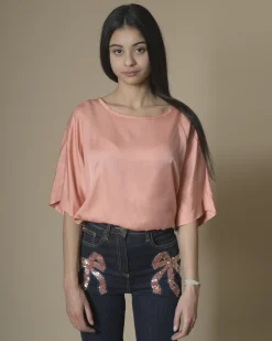 La Piscine Paris Blouse en cupro et modal Pomandere*Femme Chemisiers & Blouses