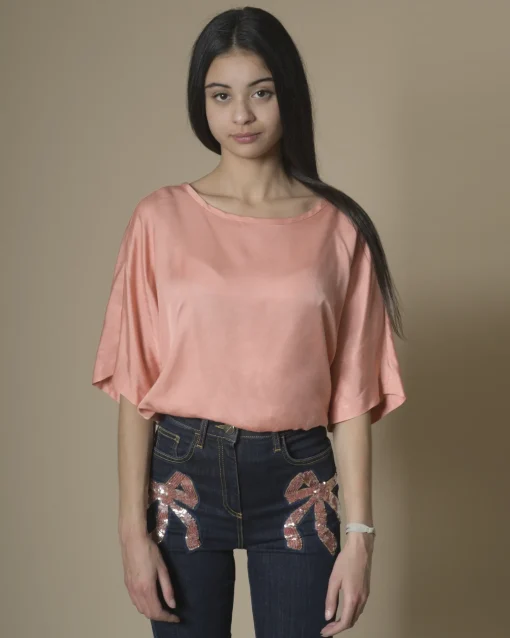La Piscine Paris Blouse en cupro et modal Pomandere*Femme Chemisiers & Blouses