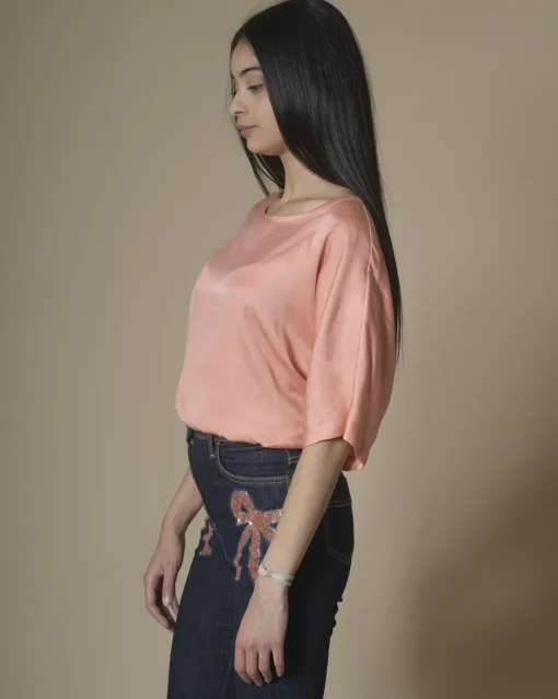 La Piscine Paris Blouse en cupro et modal Pomandere*Femme Chemisiers & Blouses