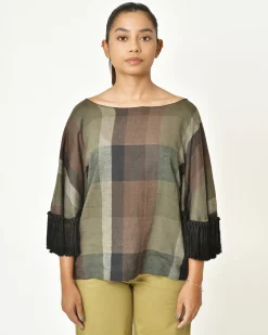 La Piscine Paris Blouse en lin à franges Hache*Femme Chemisiers & Blouses