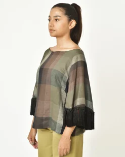La Piscine Paris Blouse en lin à franges Hache*Femme Chemisiers & Blouses