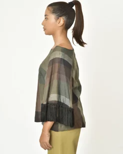La Piscine Paris Blouse en lin à franges Hache*Femme Chemisiers & Blouses