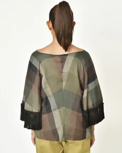 La Piscine Paris Blouse en lin à franges Hache*Femme Chemisiers & Blouses