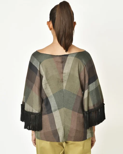 La Piscine Paris Blouse en lin à franges Hache*Femme Chemisiers & Blouses