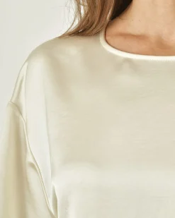 La Piscine Paris Blouse en satin à manches cloches P.a.r.o.s.h*Femme Chemisiers & Blouses